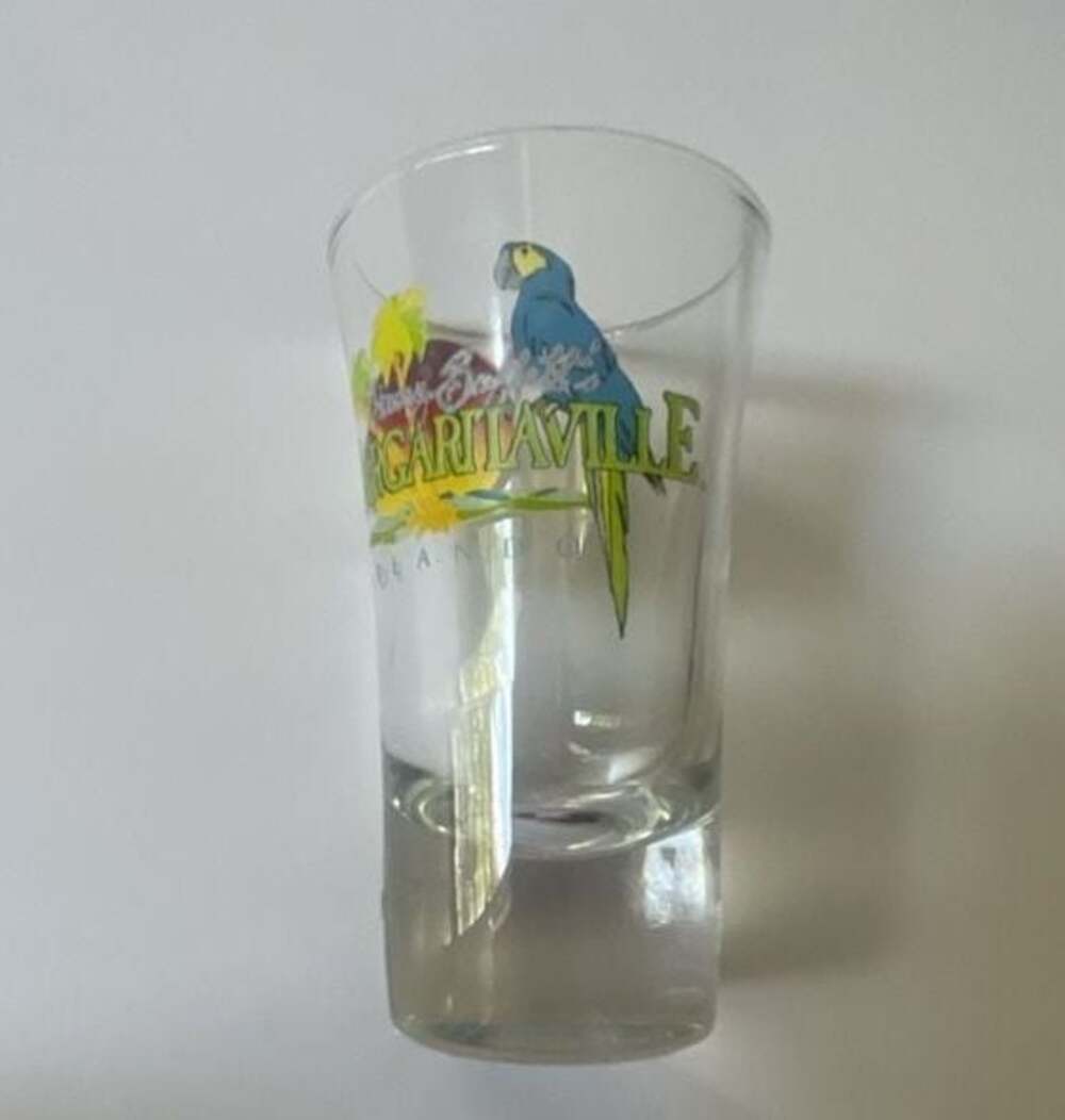 Margaritaville Orlando Flared Tall Parrot Shot Glass Souvenir